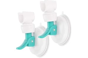 Adjustable Wall Attachable Shower Head Holder -- Strong Suction Bathroom Vacuum Suction Cup Wall Mount Shower Holder Barthroo