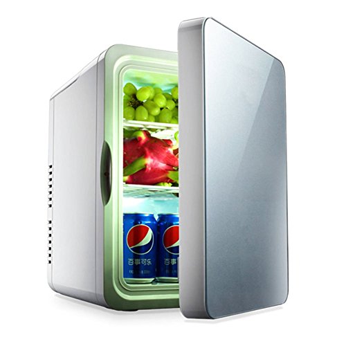 Click Here to See More Images LE Mini Fridges 22L car cooling mini refrigerator Small Household dorm room world of two people Car home dual-use freezer Single door,B_483545cm