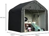 Garden Gear 6x6ft Heavy Duty Portable Shed Garage Galvanised Steel Waterproof view 10