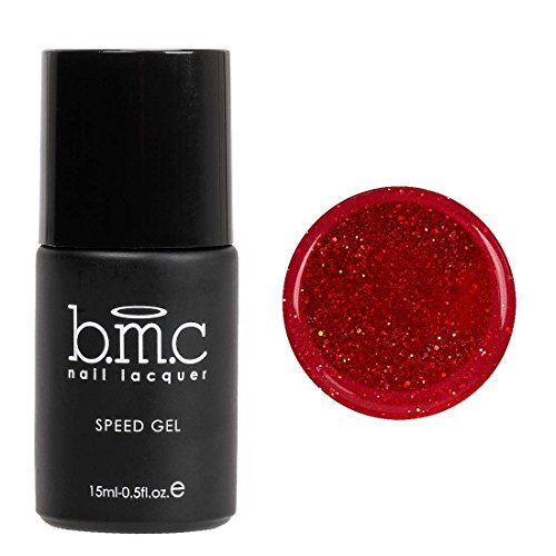 BMC Chunky Glitter Bronzy Red Speed Gel Nail Polish - Bliss Collection, Jingle Bell Rock BMC Chunky Glitter Bronzy Red Speed Gel Nail Polish - Bliss Collection, Jingle Bell Rock
