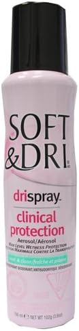 SOFT AND DRI CLINICAL PROTECTION A/P DEODORANT SPRAY - COOL & CLEAN - 3.6 OZ