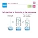 MAM Easy Start Anti-Colic Bottle 5 oz (1-Count), Baby Essentials, Slow Flow Bottles with Silicone Nipple, Baby Bottles for Baby Girl, Purple