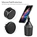 Linkstyle Car Cup Holder Magnetic Phone Mount, Cup Holder Magnetic Phone Car Mount Holder, Adjustable Cup Holder Mount Compatible with iPhone X/Xs Max/ 8 Plus, Samsung Galaxy S10/ S9 /S8/ Note 9