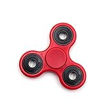 VOCOO Fidget Spinner Bearing Toy Stress Reducer for ADHD EDC Hand Killing Time，Guarantee 1 min+ Spin Time (red)