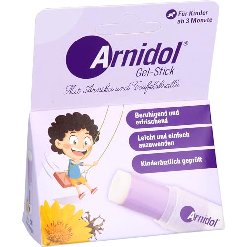 Arnidol - Gel Stick, Soothes, Refreshes and Comforts the Skin, Cold Effect, with Ingredients of natural origin such as Arnica and Harpagophyte, Suitable from 3 months of age - 15 g