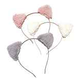 Headbands Pointed Cat Ear Cute Fashion Fluffy Hairband Hoop Band for Birthday Party Headwear Cosplay Costume Kids Women