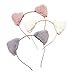 Headbands Pointed Cat Ear Cute Fashion Fluffy Hairband Hoop Band for Birthday Party Headwear Cosplay Costume Kids Women