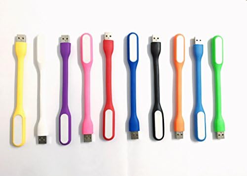 10 pcs Mini USB Light LED Light Adjust Angle Portable Flexible Led Lamp with USB for powerbank PC Laptop Notebook Computer keyboard outdoor Energy Saving Gift Night Book Reading Lamp Small Gift