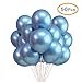 Chrome Blue Balloons, 12