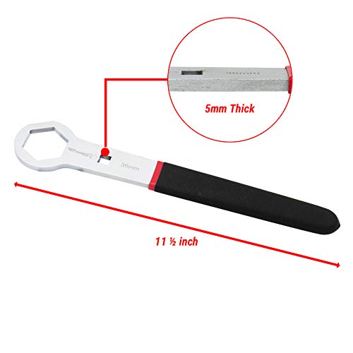 Pit Posse PP2585 Motorcycle Tool Rear Axle Wrench 36mm Harley