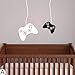 FlyWallD Game Wall Decal Boys Gamer Room Gaming Decals Bedroom Decor Video Game Xbox Controller Vinyl Art Stickers