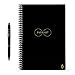 Rocketbook Everlast Reusable Smart Notebook, Letter Size, Black (Pack of 2) with 5 Pilot FriXion Pens