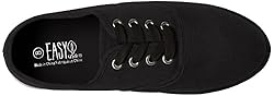 Easy USA - Womens Canvas Lace Up Shoe with Padded
