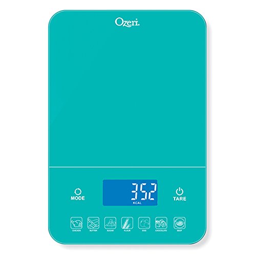 Ozeri Touch III 22 lb (10 kg) Digital Kitchen Scale with Calorie