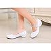 Stelle Girls Dress Shoes Toddler White Flower Girl Low Heels Mary Jane Flat for School Uniform Wedding(Little/Big Kid)(10MT, T02-White)