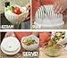Makone Maker Bowl Cutter Slicer Easy to Make Healthy Fresh Salad Slicers