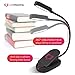 LoveReading Amber Mood and Blue Light Blocking Reading Light - Rechargeable Book Night Light for Reading in Bed - Clip on - Portable Bendable Neck - LED - USB Or Battery Operated - Reduces Eye Strain