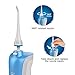 Mornwell D50 Electric Water Flosser, Professional Cordless Dental Oral Irrigator - Portable and Rechargeable IPX7 Waterproof 3 Modes Water Flossing for Home and Travel, Braces & Bridges Care, Blue