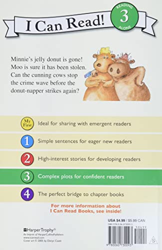Minnie and Moo: The Case of the Missing Jelly Donut (I Can Read Level 3) Minnie and Moo: The Case of the Missing Jelly Donut (I Can Read Level 3) Paperback Kindle Audible Audiobook Hardcover Audio CD