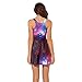 Froomer Women Galaxy Dress Adventure Time Sleeveless Dress Skater Clubwear Medium