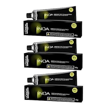L'Oreal Professionnel Inoa Hair Colour No 4 (Brown) Pack of 3 