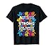 Autism Awareness strong love support educate advocate tshirt