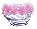 Haian ABDL Girls Ruffle Panties Chiffon Bloomers Diaper Cover (Medium Bast fit waist 30