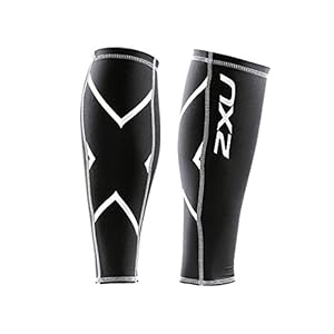 2XU Compression Calf Guards zwart/zwart (maat: XS)