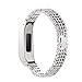 X4-TECH Metal Replacement Flex Bands With Clasps for Fitbit FLEX ONLY for Fitbit Band /Fitbit Flex Band /Fitbit Wristband /Fitbit Flex Wristbands (Light Metal)
