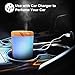 InnoGear USB Car Essential Oil Diffuser Ultrasonic Aromatherapy Diffuser with 10ml Peppermint Oil Gift Set Aroma Humidifier for Home Office Travel Vehicle