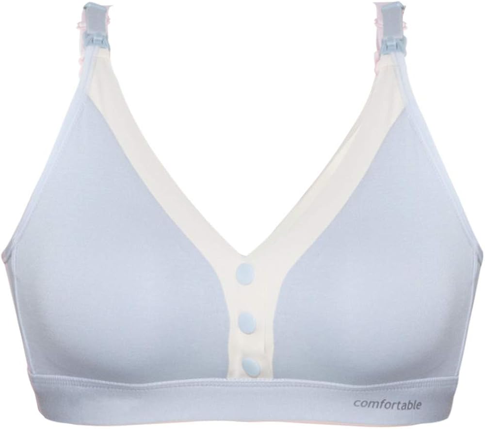 Women's Front and Top Open Wirefree Ultra Soft Nursing Bra Maternity