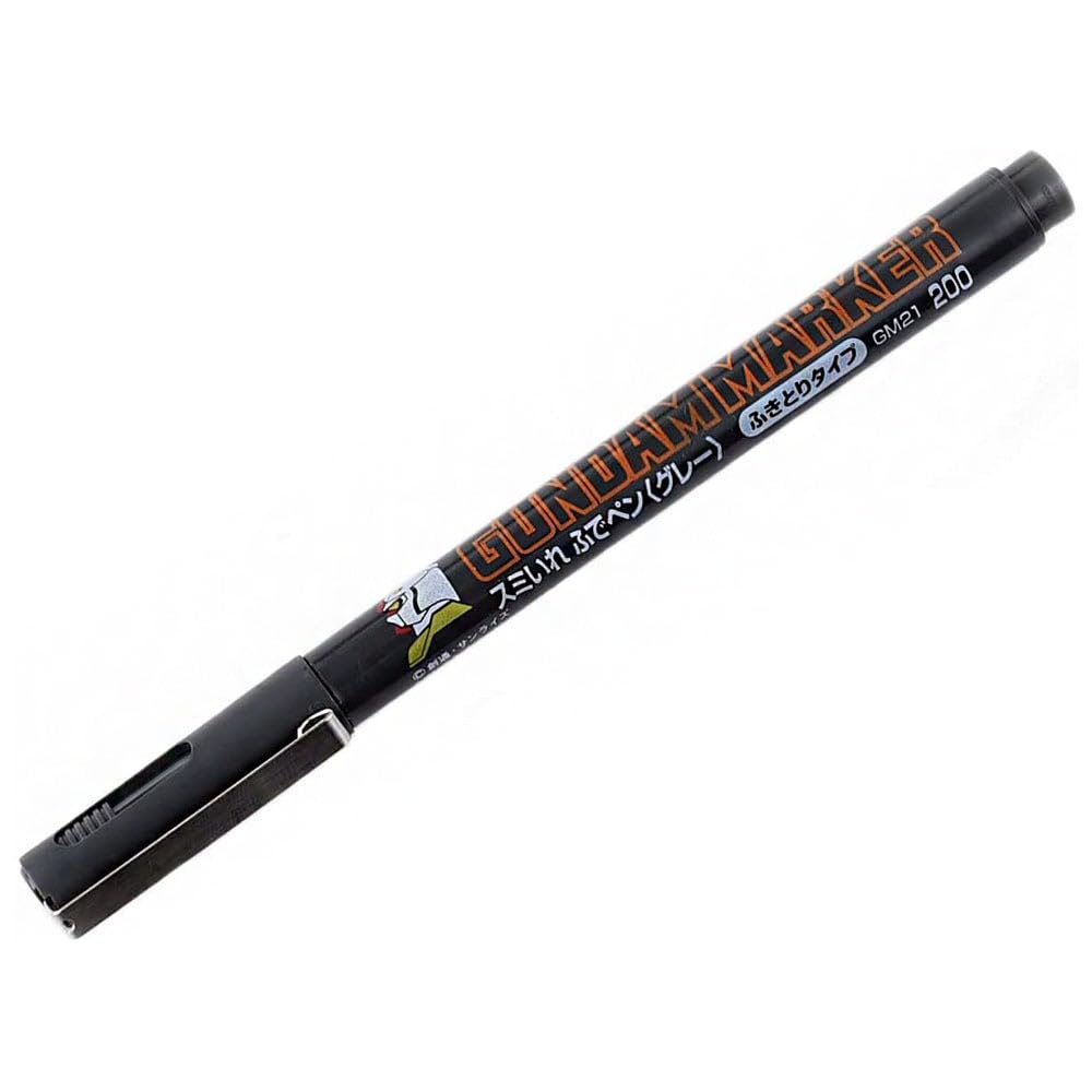 GSI Creos Gundam Marker GM21 Grey Sumi-Ire Brush Pen