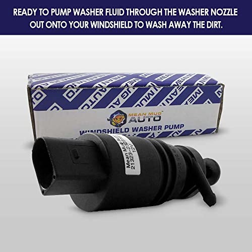 Windshield Washer Pump Replacement - Compatible With BMW, Mercedes-Benz, Audi & Porsche Models