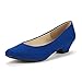 DREAM PAIRS Women's Mila Low Chunky Heel Pump Shoes