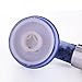 YJYdada High Turbo Pressure Shower Head Bathroom Hand Large Rainfall Water Saving Filter (Blue)