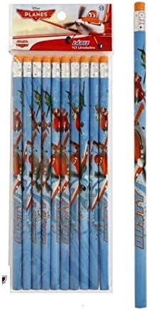 Disney Planes – 10 Pencils with Eraser – A great gift idea for children PL01