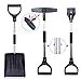 CARTMAN 3-in-1 Collapsible Car Snow Brush- Ice Scraper - Snow Shovel for Car & Home