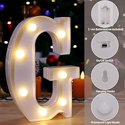 TRONSBOO LED Marquee Sign Light Up Letters, 26