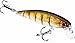 Dynamic Lures Trout Fishing Lure | Multiple BB Chamber Inside | (2) - Size 10 Treble Hooks | for Fishing Bass, Trout, Walleye, Carp | Count 1 | (Ghost Perch, HD Trout 2.25 Inch)