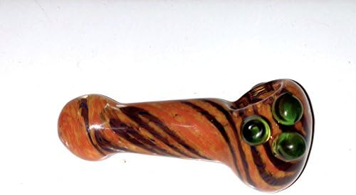 Handmade Fire and Lava Stained Glass Color Spoon Piece
