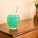 Magic Beadz - Turquoise Green Gel Water Beads - Transparent Jelly Pearls - Vase Filler - Wedding Centerpiece - Candles - Flower Arrangements - Over 30,000 Beads - 11oz Jar Makes Over Ten Gallons