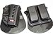 Fobus Evolution Paddle Holster for Glock 17 19 22 23 27 31 32 34 35 + Fobus Double Magazine Paddle Pouch for Glock Glock 17 19 22 23 27 31 32 34 35 - GL2ND 6900 + Best Security Gear Magnet