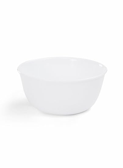 Corelle Winter Frost White Glass Curry Bowl, 828ml/16cm, Multicolour