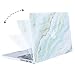 MOSISO Compatible with MacBook Pro 13 inch Case 2015 2014 2013 end 2012 A1502 A1425, Protective Plastic Pattern Hard Shell Case & Keyboard Cover Skin & Screen Protector, White Green Marble