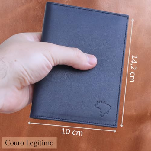 Carteira Porta Passaporte (Marinho)