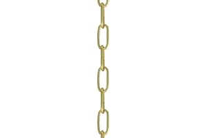 Livex Lighting 5607-02 Accessories Light Standard Decorative Chain, Polished Brass Medium