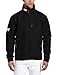 Helly Hansen Men's Crew Midlayer Fleece Lined Waterproof Windproof Rain Jacket, 990 Black, Medium