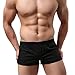 IYUNYI Men's Causal Sport Shorts Beachwear Homewear Black
