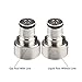 Ball Lock Keg Coupler Adapters-Sankey Keg to Ball Lock Quick Disconnect Conversion Kit，Stainless Steel 5/8 Thread Keg Coupler Adapter Gas Post & Liquid Post Keg Fittings for A,D,G,S,U Type Keg Coupler