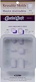 Environmental Technology 3-Inch by 3-Inch by 1-1/16-Inch Castin' Craft Carded Poly Mold, MC-6